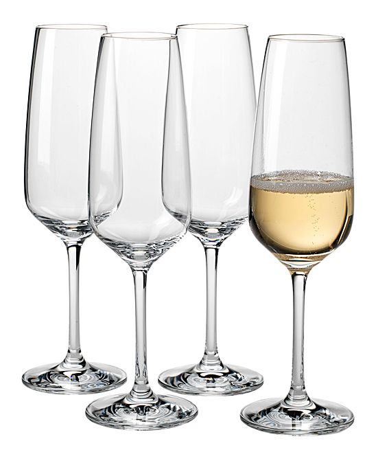Villeroy & Boch Wine Glasses - Champagne Flute - Set of Four | Zulily