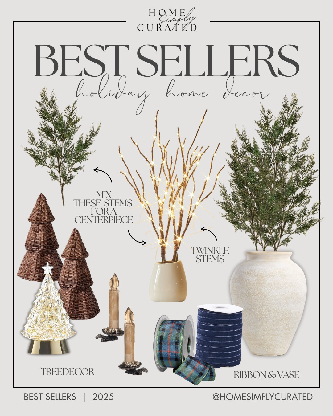 Best selling holiday home decor! Christmas 🎄 I mixed these greenery & twinkle stems to create a neutral holiday vase and I love how it turned out! 

Home Decor
Holiday Decor
Neutral Home Decor 
Neutral Holiday Decor 

 

#LTKHome #LTKSeasonal #LTKHoliday