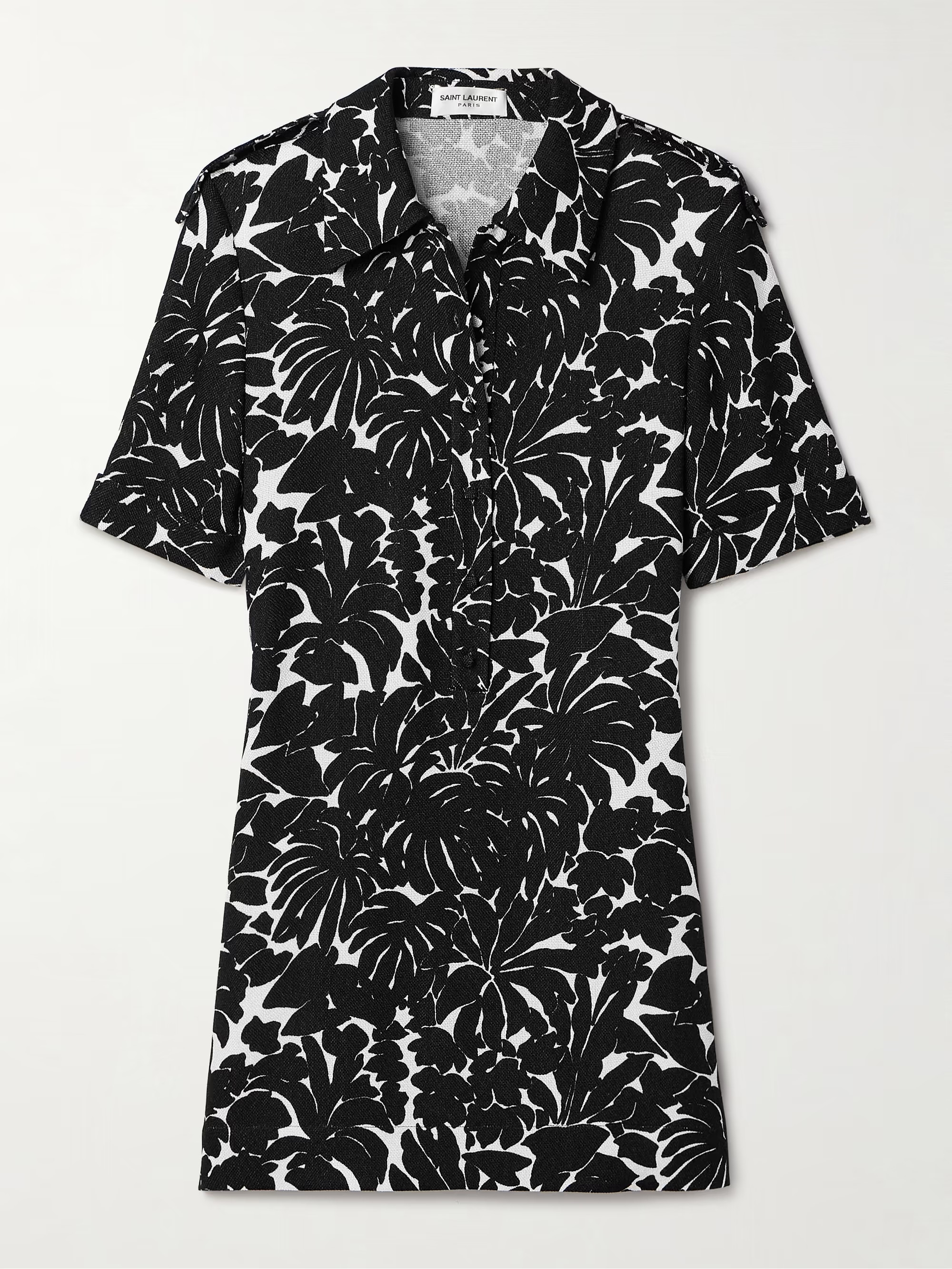 Floral-print canvas mini dress | NET-A-PORTER (UK & EU)