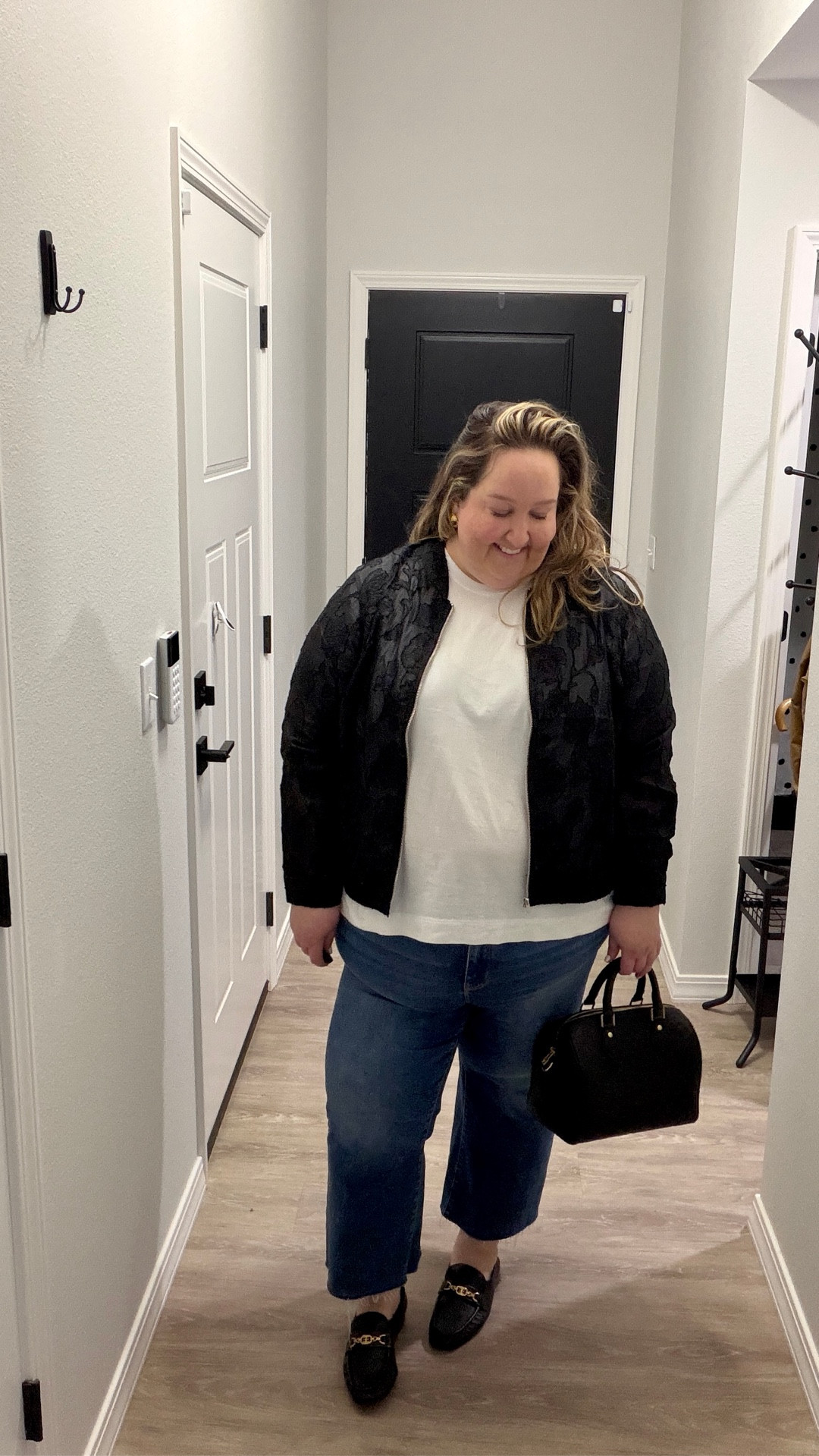 The moment I saw this bomber jacket online, I knew I had to order. The details are perfect. It’s the perfect amount of girly and cute. You can dress it up or down. 

I’m wearing this outfit to girls night tonight! I’ll share what we are doing in my stories. 

I hope you have a great weekend!

#rebekahelizstyle

Plus size style • plus size fashion • casual style • classic style • plus size outfit • ootd • wiw • date night outfit • valentines day outfit • plus size jeans • womens loafers 

#LTKValentine #LTKootd #LTKPlusSize