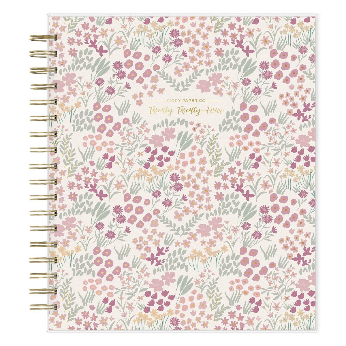 Ivory Paper Co 2024 Planner 10"x8" Daily/Monthly Frosted Cover Tillie Pink | Target