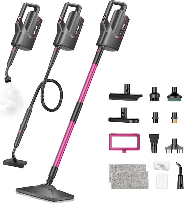 12-in-1 Steam Mop, Steam Cleaner Detachable, Extendable Hose, 23FT Power Cord, 440ml Removable Ta... | Amazon (US)