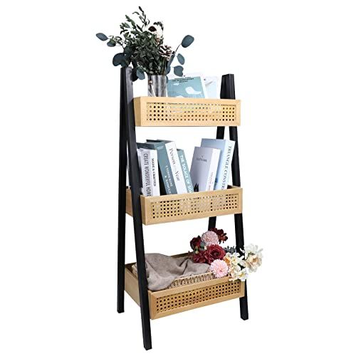 Bookshelf 3-Tier Shelf by DK.AMZ,Bookcase Book Storage Plant Stand Rack Freestanding Floor for Home  | Amazon (US)