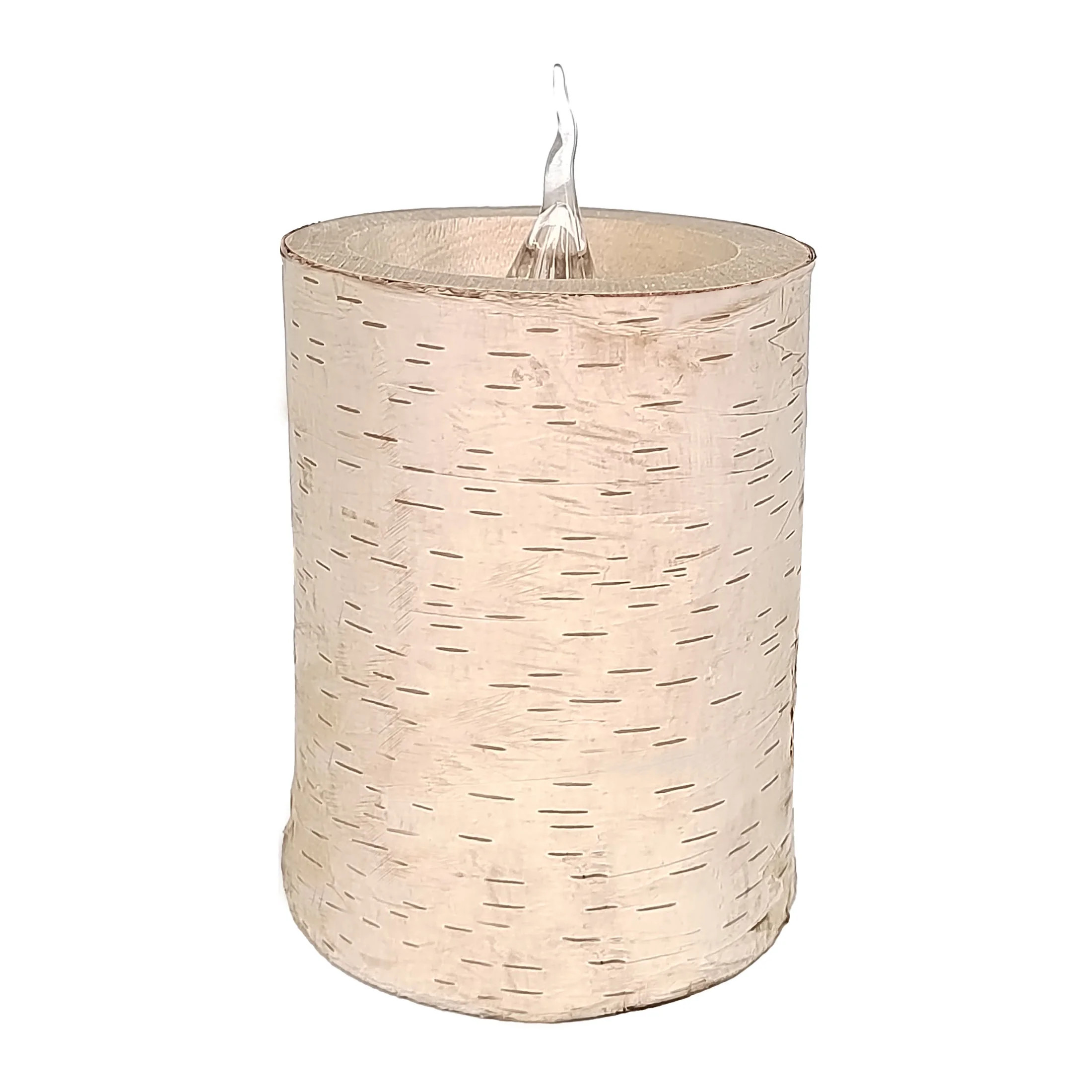 Battery Operated LED Wooden Flameless Christmas Candle, Brown, 4", by Holiday Time | Walmart (US)