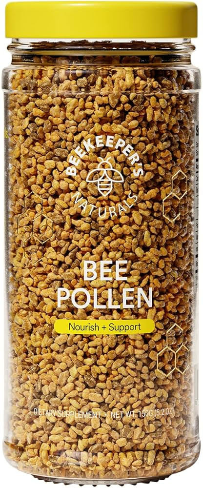 Beekeeper's Naturals - 100% Raw Bee Pollen Granules, Natural Preserved Enzymes, Source of Vitamin... | Amazon (US)