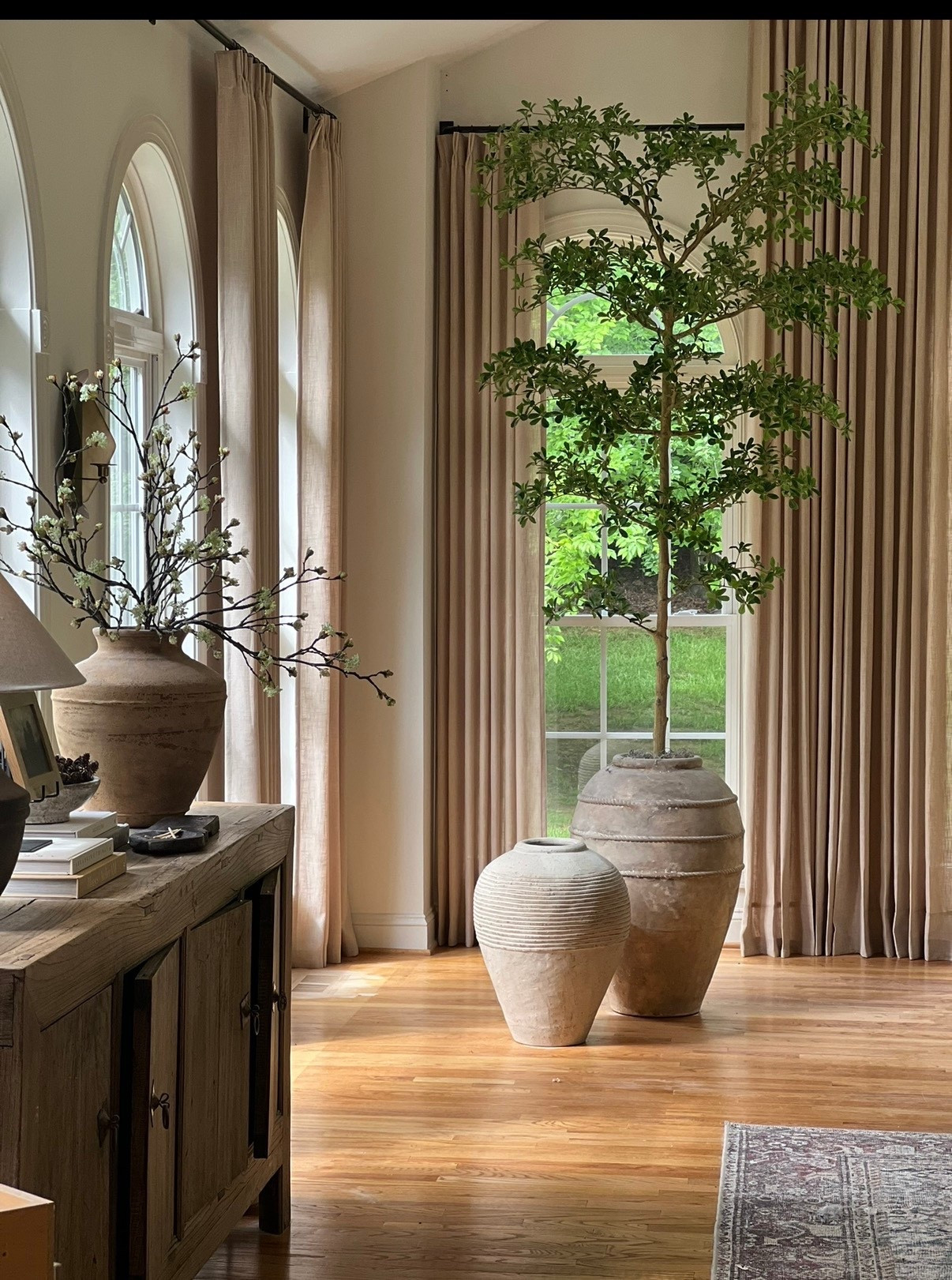 When the Christmas tree comes down the olive tree goes up. So good I bought 2! This is the 8 ft version. The 9 ft version is in our foyer.

#LTKSaleAlert #LTKHome