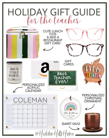 Teacher Gifts, Gift guide for teachers, Fun and unique gifts from the student to the teacher, professor gifts, gift ideas for teacher #teacher #giftguide #teachergifts 

#LTKGiftGuide #LTKHoliday