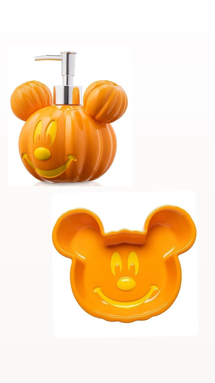 Disney Mickey Pumpkin Soap Dispenser and Dish

#LTKSeasonal #LTKHome #LTKSaleAlert