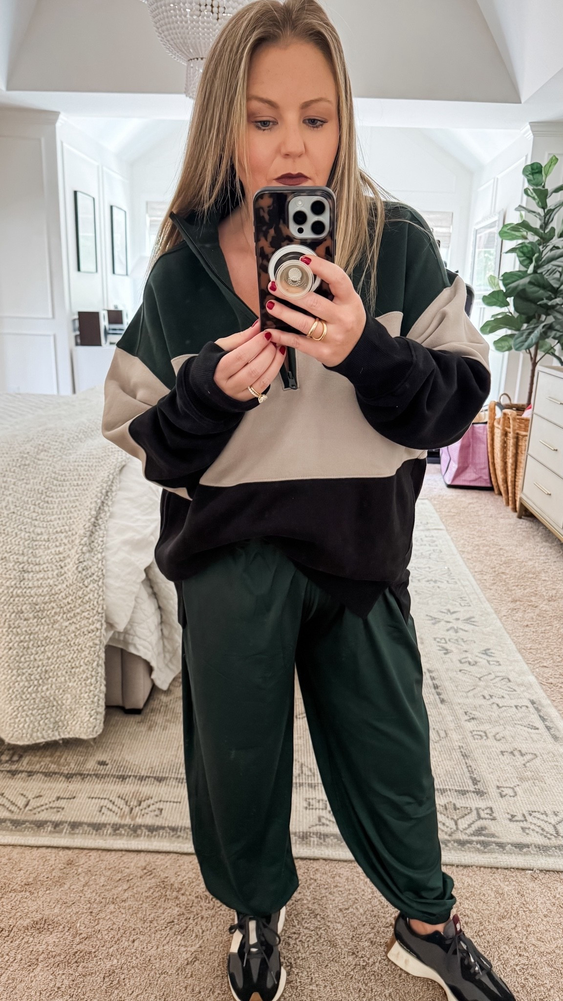 These joggers are the softest thing I’ve ever worn and they are currently 40% off! They are available in a variety of neutral colors and I’ll be wearing them on repeat with this quarter zip top, hoodies, sweatshirts and more. active wear casual outfit leisure wear women’s casual outfit fall outfitts

#LTKFindsUnder50 #LTKSaleAlert #LTKActive