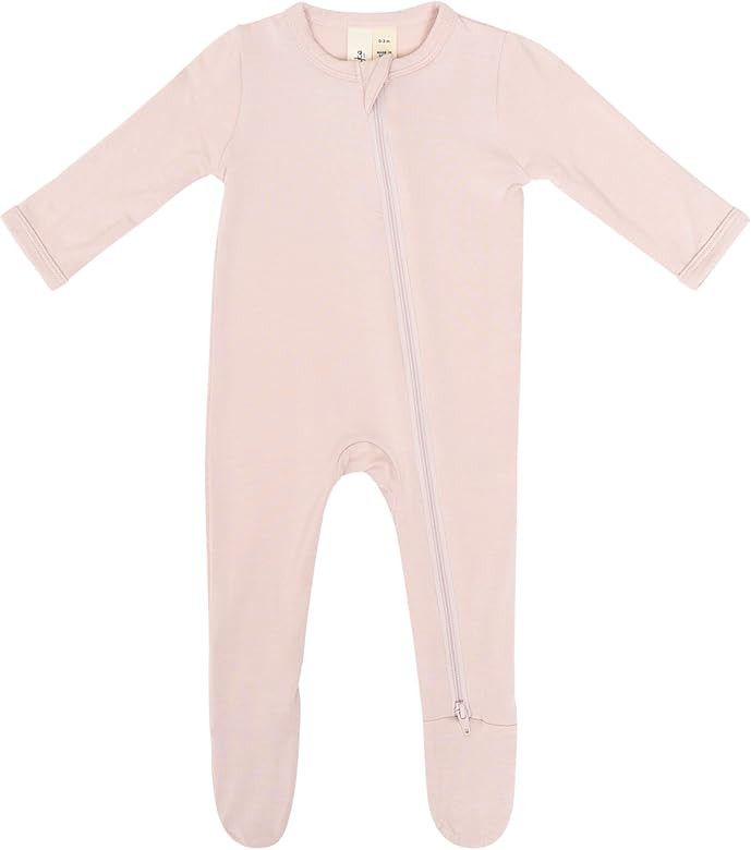 KYTE BABY Soft Bamboo Rayon Footies, Zipper Closure, 0-24 Months | Amazon (US)