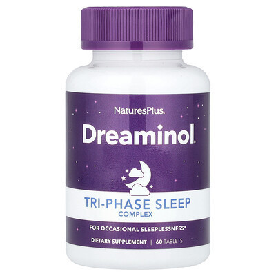 NaturesPlus, Dreaminol®, Tri-Phase Sleep Complex, 60 Tablets | iHerb