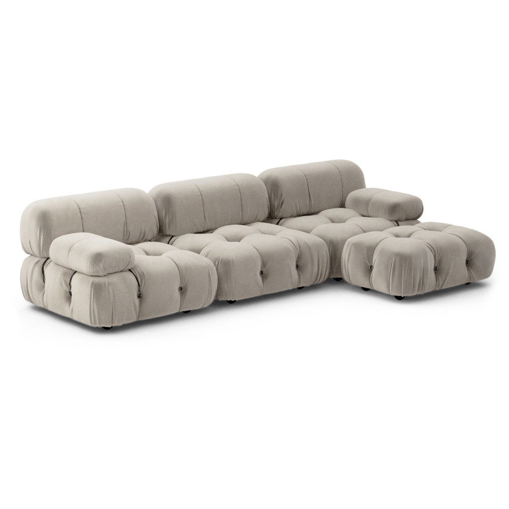 Mario Bellini Sofa | Combination 006-Classic Suede-Beige | Eternity Modern