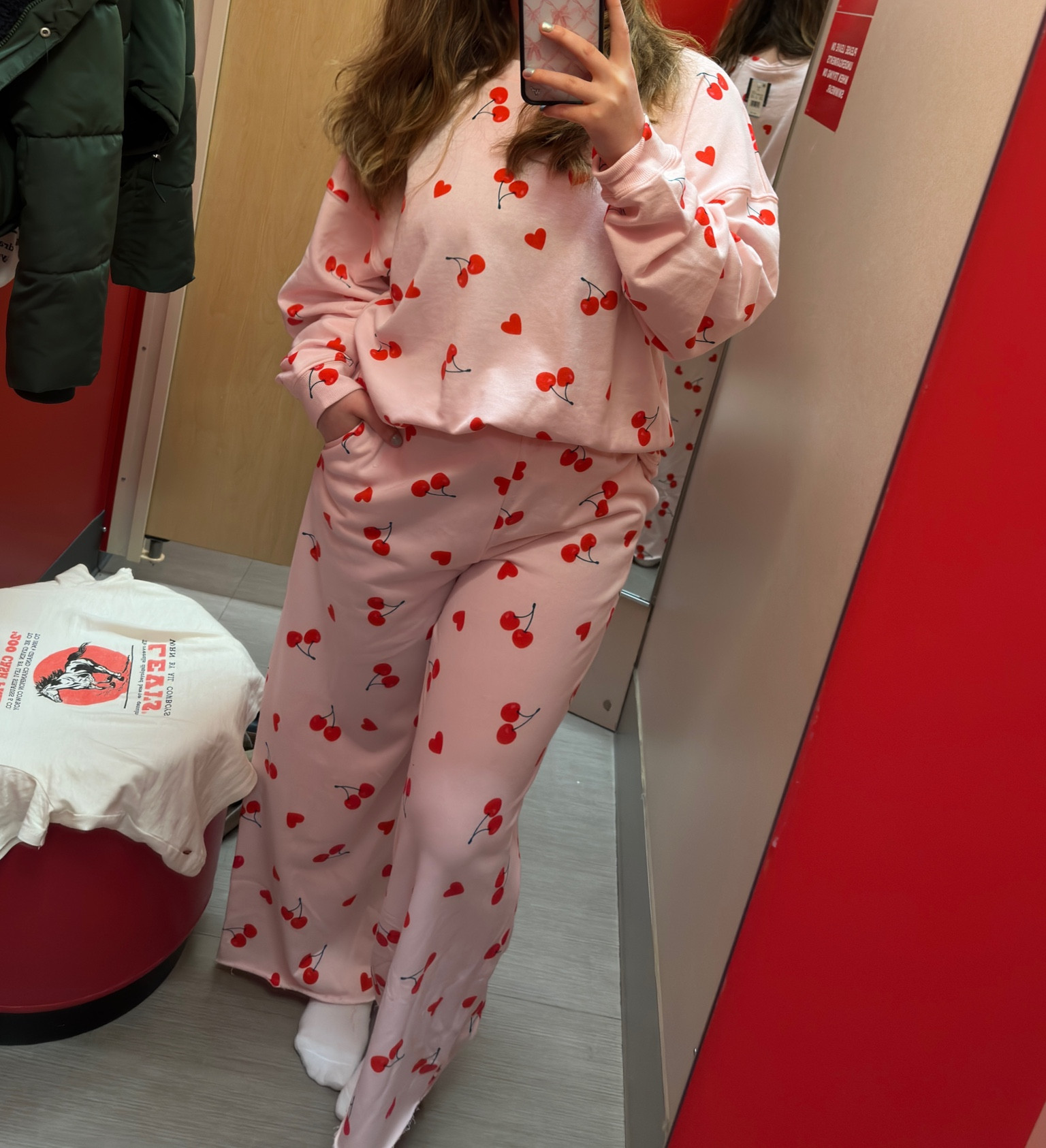 The cutest girly pink cherry matching set from Target 🍒

#LTKSeasonal #LTKfindsunder50