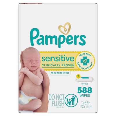Pampers Sensitive Baby Wipes - 588ct | Target