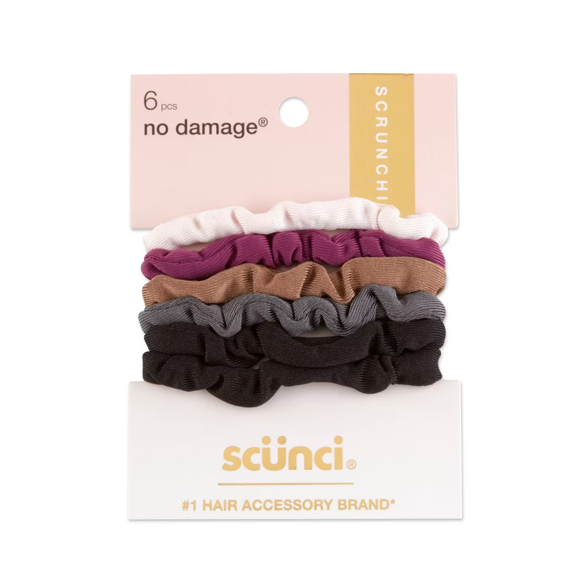 scunci Everyday & Active Super Soft Elastic Hair Ties - 6pk | Target