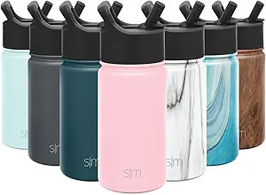 Simple Modern Kids Water Bottle with Straw Lid Vacuum Insulated Stainless Steel Metal Thermos Bot... | Amazon (US)