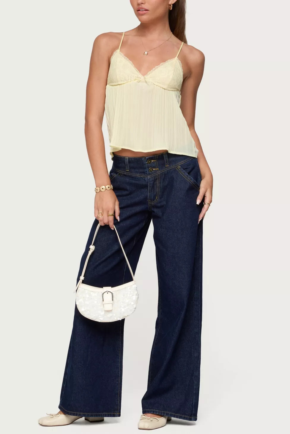 Edikted Meredith Low Rise Jeans | Urban Outfitters (US and RoW)