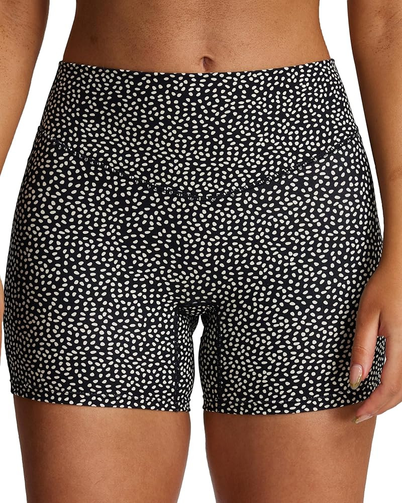 Aoxjox Workout Biker Shorts for Women Tummy Control Metamorph Mid-Rise Athletic Hidden Scrunch Gy... | Amazon (US)