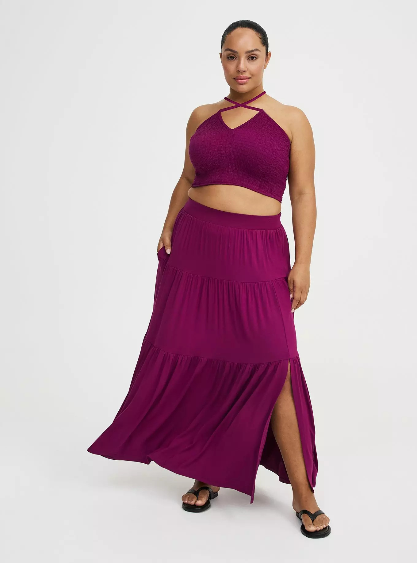 Smocked Maxi Skirt Set | Torrid (US & Canada)