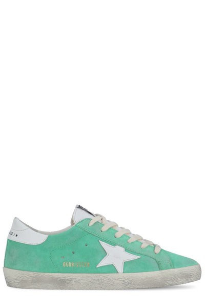 Golden Goose Deluxe Brand Super Star Lace-Up Sneakers | Cettire Global