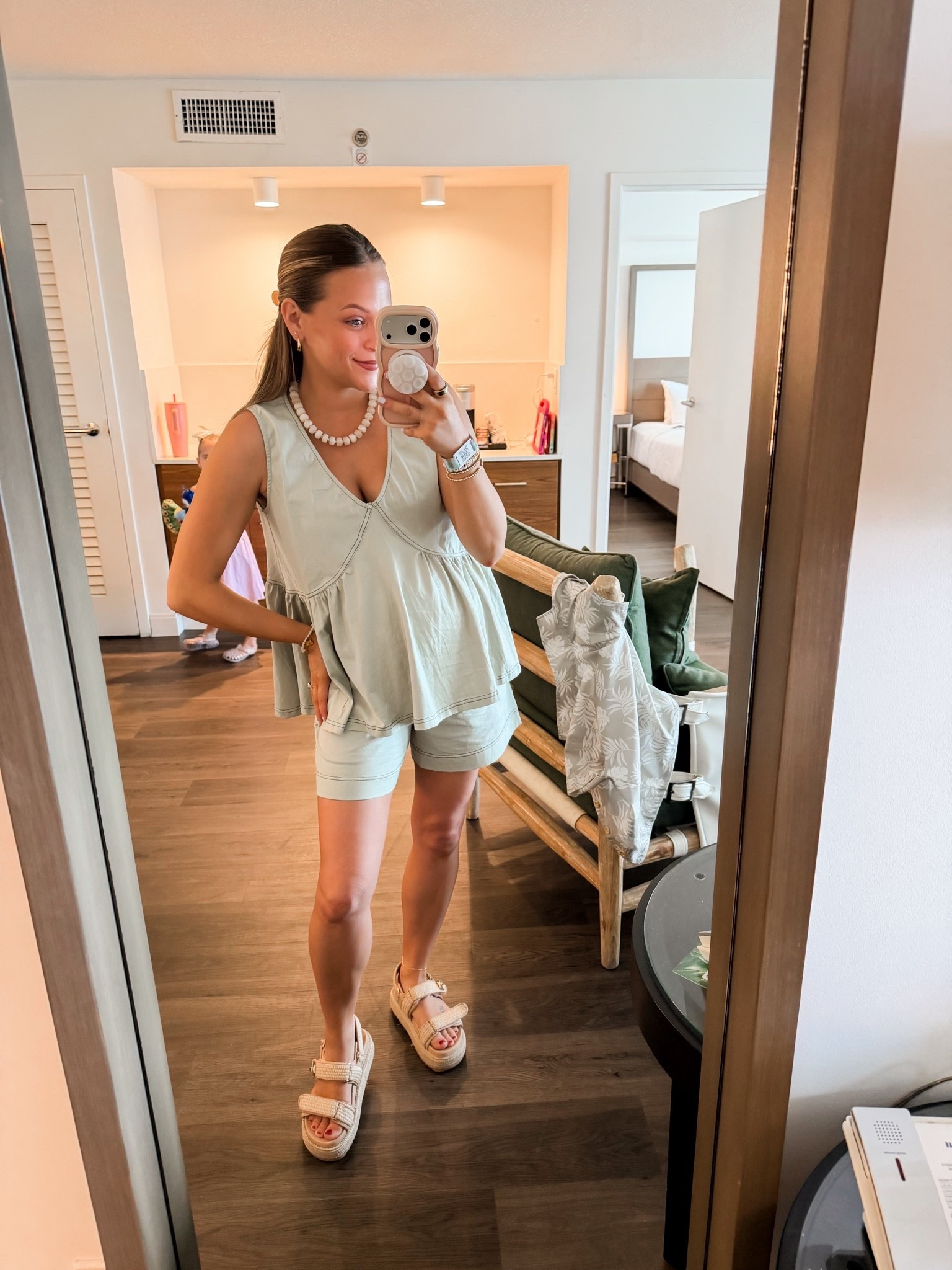 Amazon fit I’m LOVING! So perfect for postpartum summer!!!
Wearing size small I need all the colors now material is kinda stretchy and bamboo feel like I love it

#LTKootd #LTKmomlife #LTKPetite