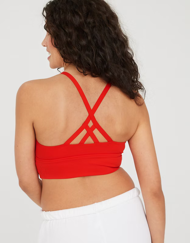 OFFLINE By Aerie Real Me Strappy Back Sports Bra | Aerie