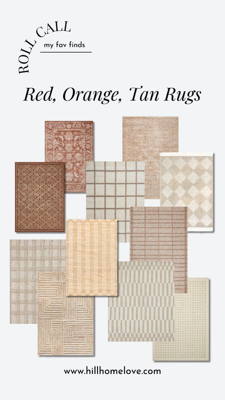 Found while designing this week. Reddish, Orangey, and Tan rugs to compliment your space. Too good not to share  

#LTKhome