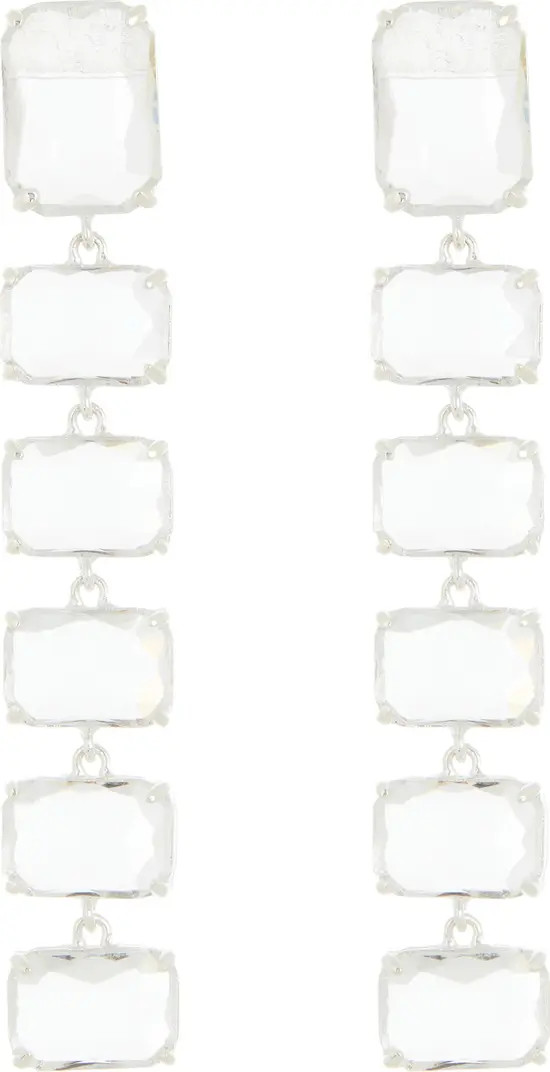 Crystal Linear Drop Earrings | Nordstrom Rack