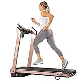 SUNNY HEALTH & FITNESS Asuna SpaceFlex Electric Treadmill with Auto Incline, LCD and Pulse Grips, Sp | Amazon (US)