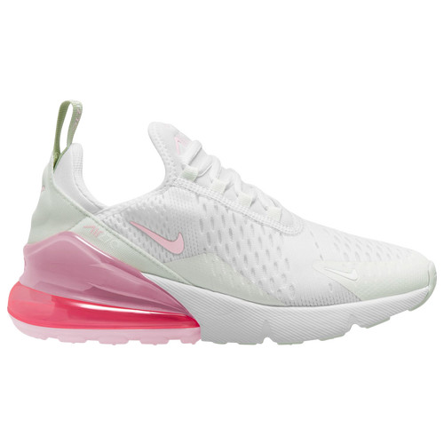 Girls Nike Nike Air Max 270 - Girls' Grade School Shoe White/Pink Foam/Honeydew Size 03.5 | Kids Foot Locker (US)