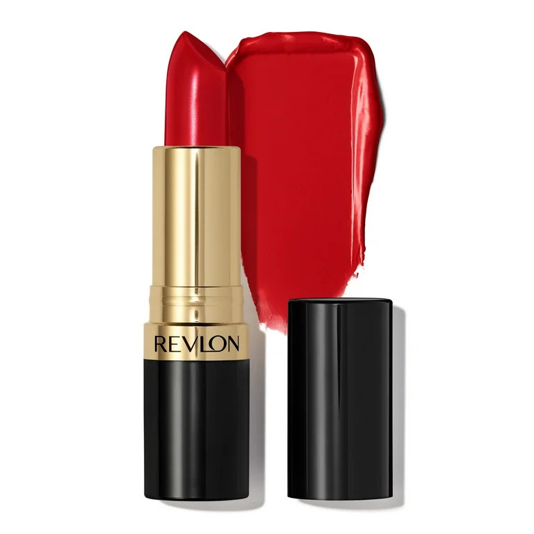 Revlon Super Lustrous Creme Lipstick, Creamy Formula, 775 Super Red, 0.15 oz - Walmart.com | Walmart (US)