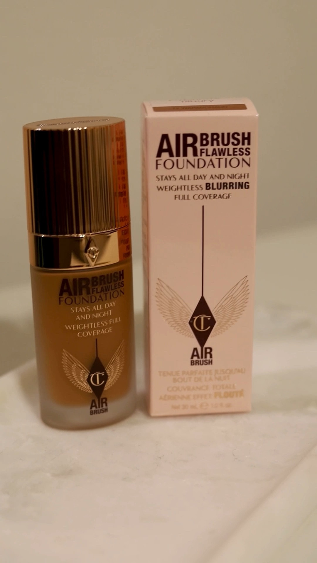 This week I’ll be trying out Charlotte Tilbury’s newly formulated airbrushed flawless foundation. It delivers up to 24 hours of full coverage and shine control. Shade 12 Warm 

Ulta Beauty. Beauty favs. Gifts for her. 

#LTKBeauty #LTKGiftGuide #LTKHoliday