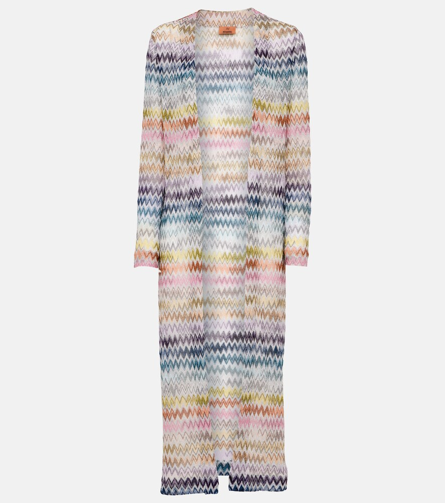Missoni Zig Zag metallic knit cardigan | Mytheresa (INTL)