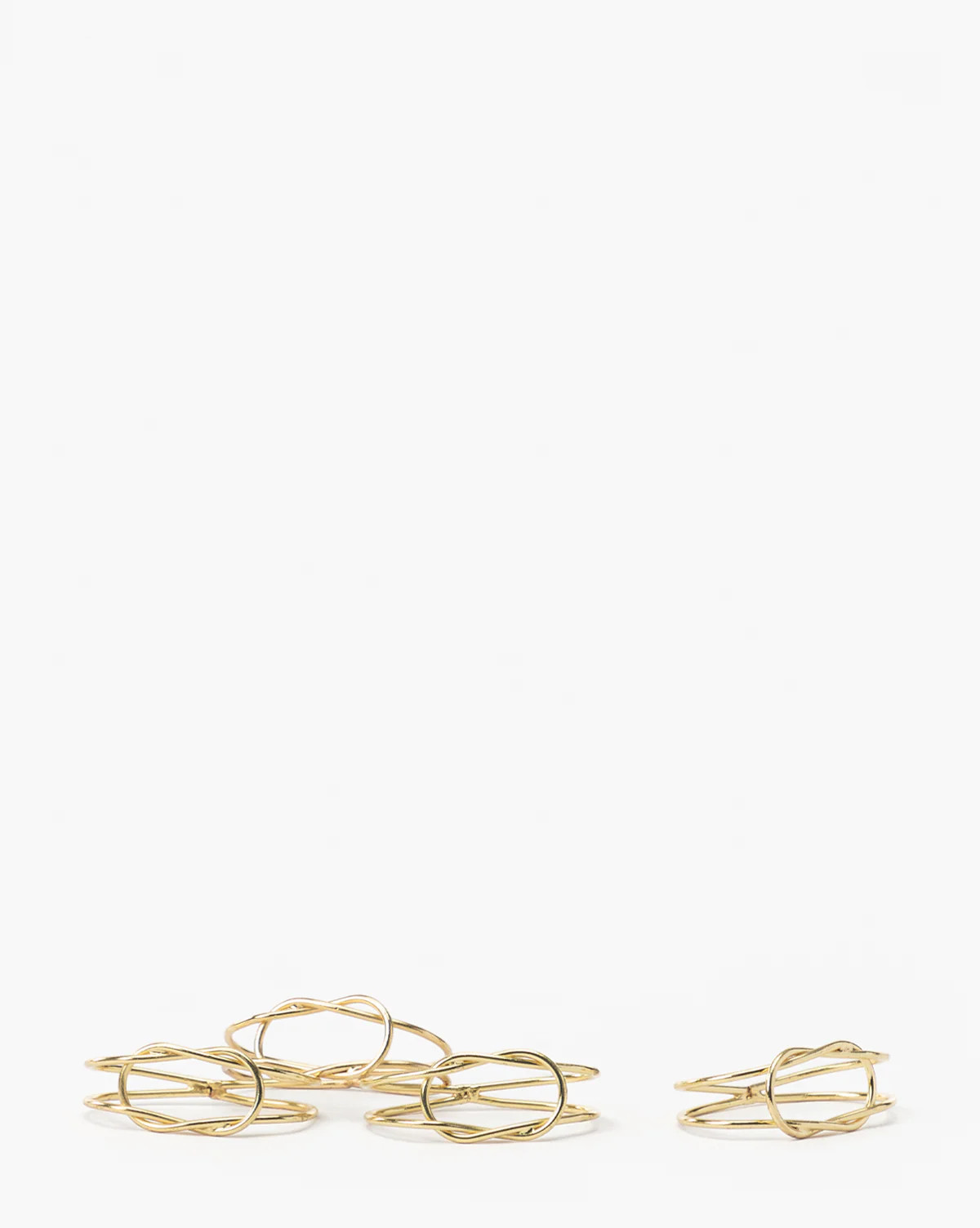 Romy Knot Napkin Rings (Set of 4) | McGee & Co. (US)