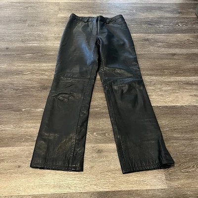 Vintage DKNY Low Rise Black Leather Pants Women’s Size 6 Petite | eBay | eBay US