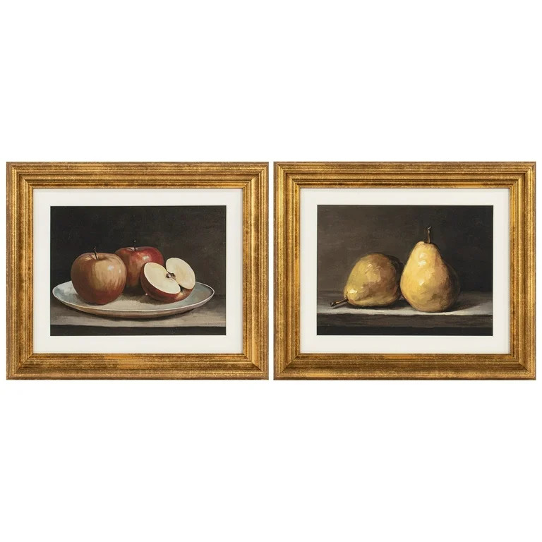 My Texas House Still Apples & Pears Framed Art 2pc Set 12x10 | Walmart (US)