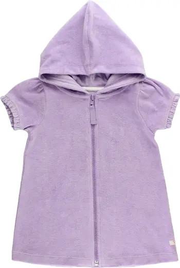 Kids' Lavender Cotton Blend Terry Cover-Up Dress | Nordstrom
