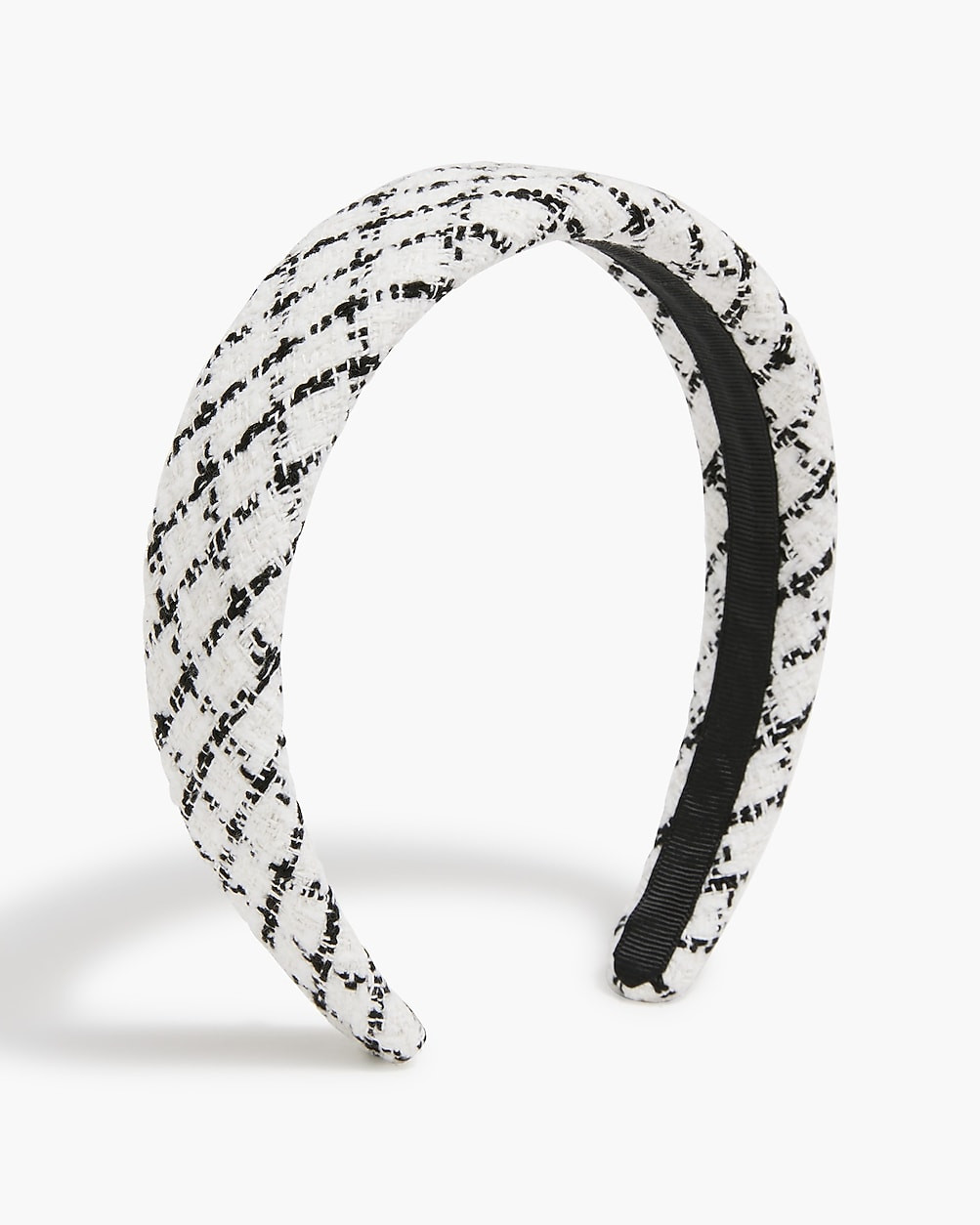 Tweed puff headband | J.Crew Factory
