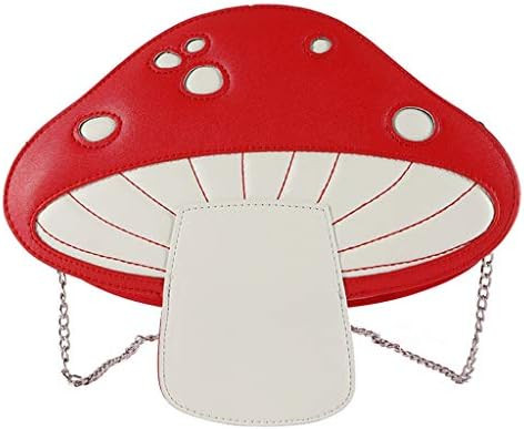 Youngy Women Mushroom Shape PU Leather Shoulder Crossbody Bag Tote Chain Satchel Purse | Amazon (US)