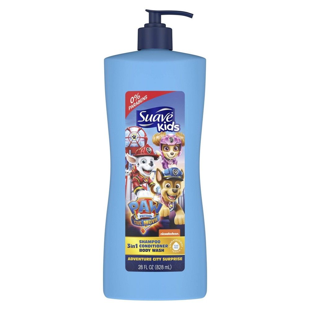 Suave Kids Paw Patrol 3-in-1 Shampoo + Conditioner & Body Wash - 28 fl oz | Target
