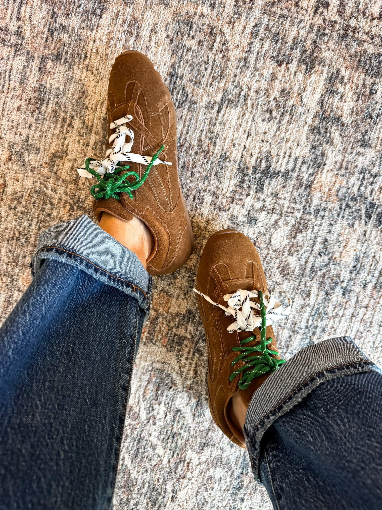 These are the cutest shoes! Love the lace detail. I’m obsessed!! Cute everyday wear mom must haves cute shoes green laces cute shoes brown tennis shoes mom approved cute style Themominstyle 

#LTKmomlife #LTKActive #LTKdayinmylife