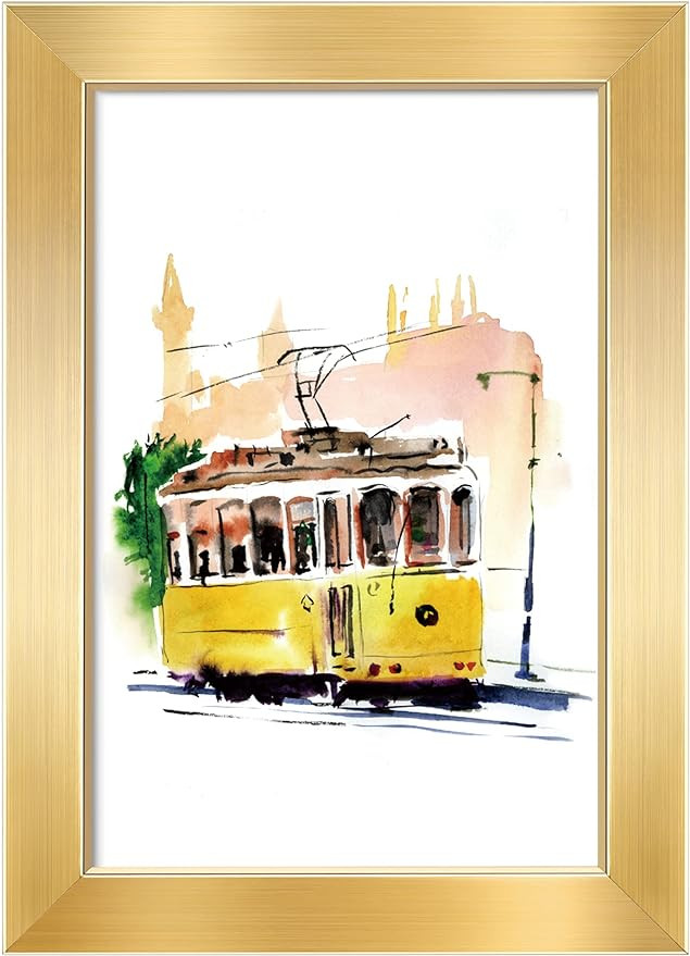 Annecy 4x6 Picture Frames (1 Pack, Gold), Simple Designed Photo Frame, For Pictures 4x6 for Wall ... | Amazon (US)