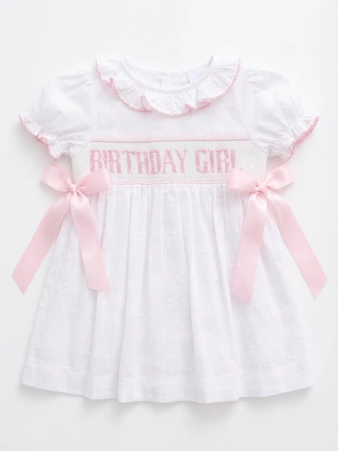 Pink Bow Birthday Dress - Etsy | Etsy (Global)