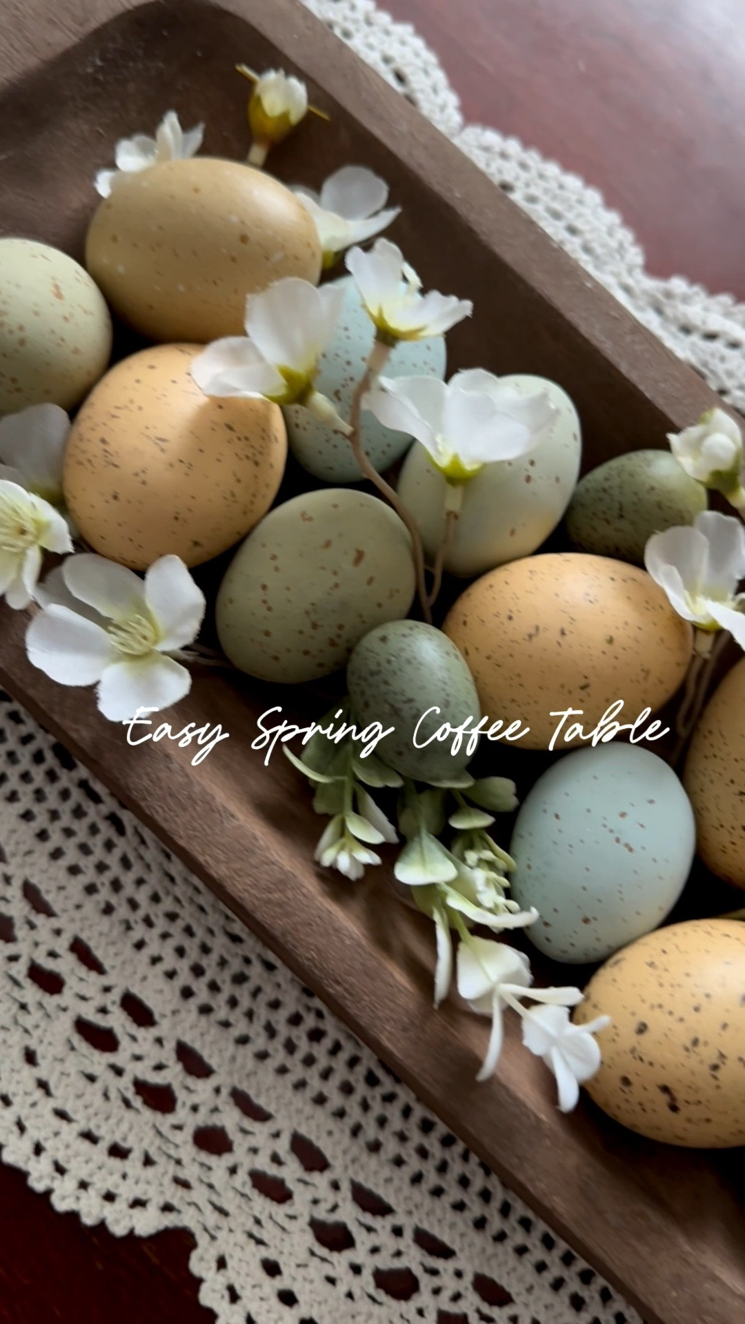 Spring coffee table decor, Easter decorations, natural Easter eggs

#LTKSaleAlert #LTKSeasonal #LTKHome