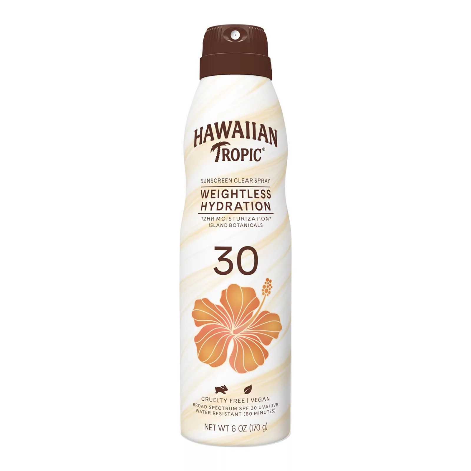 Hawaiian Tropic Weightless Hydration SPF 30 Sunscreen Spray, Size: 6 Oz, None | Kohl's