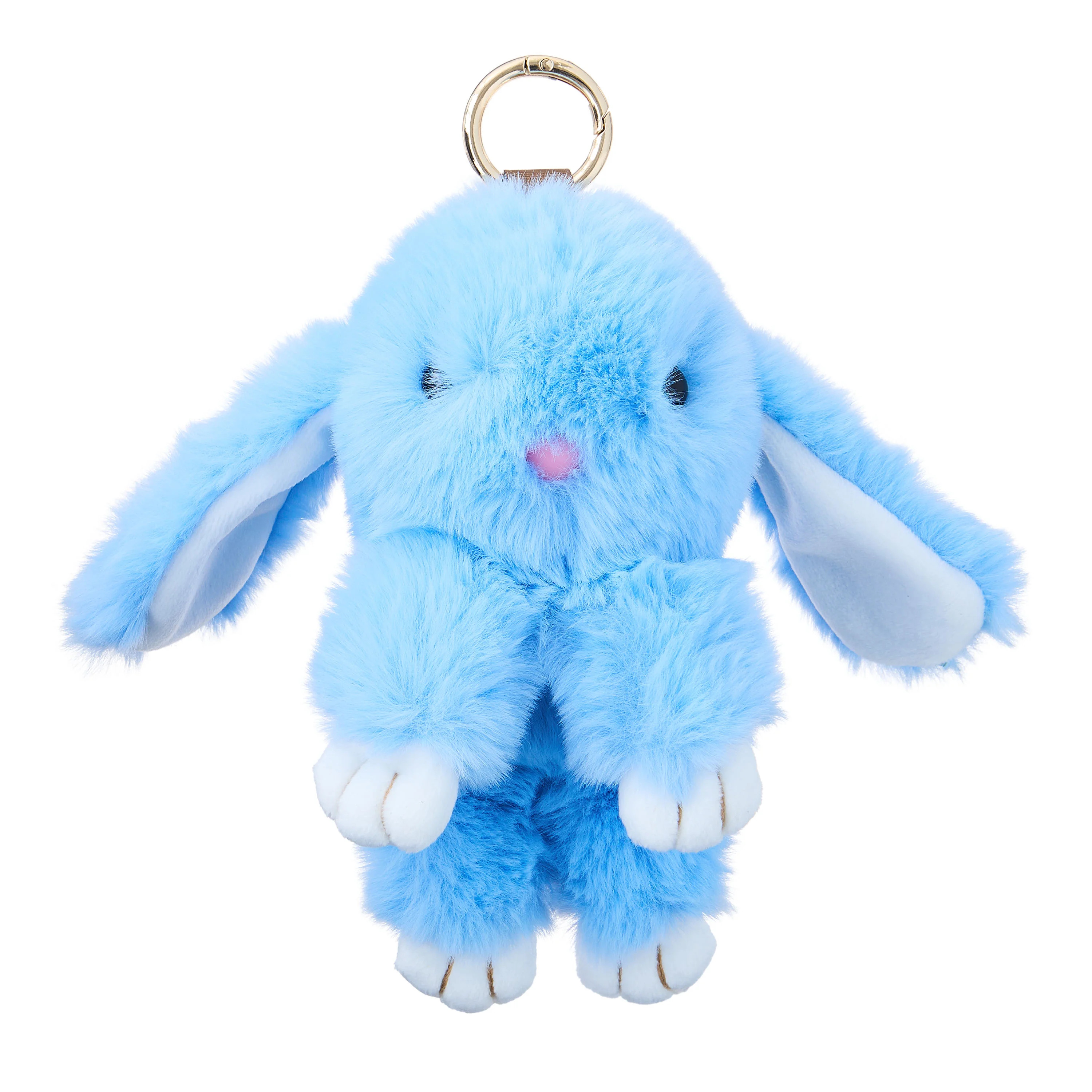 Mini Plush Bunny Keychain, Blue, 8", Easter by Way To Celebrate | Walmart (US)