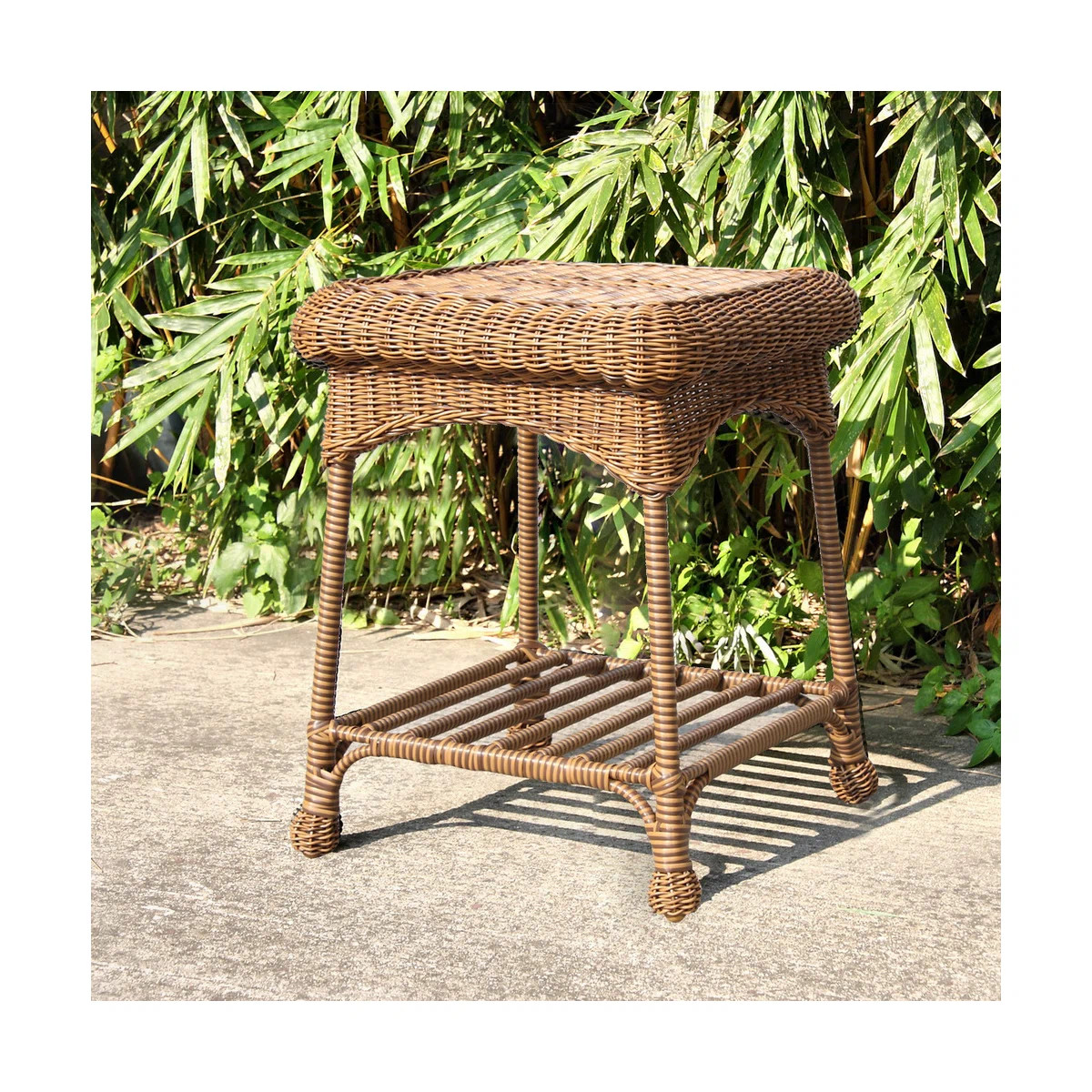 Herscher Square Outdoor Side Table , 17'' in. W 17'' in. D | Wayfair North America