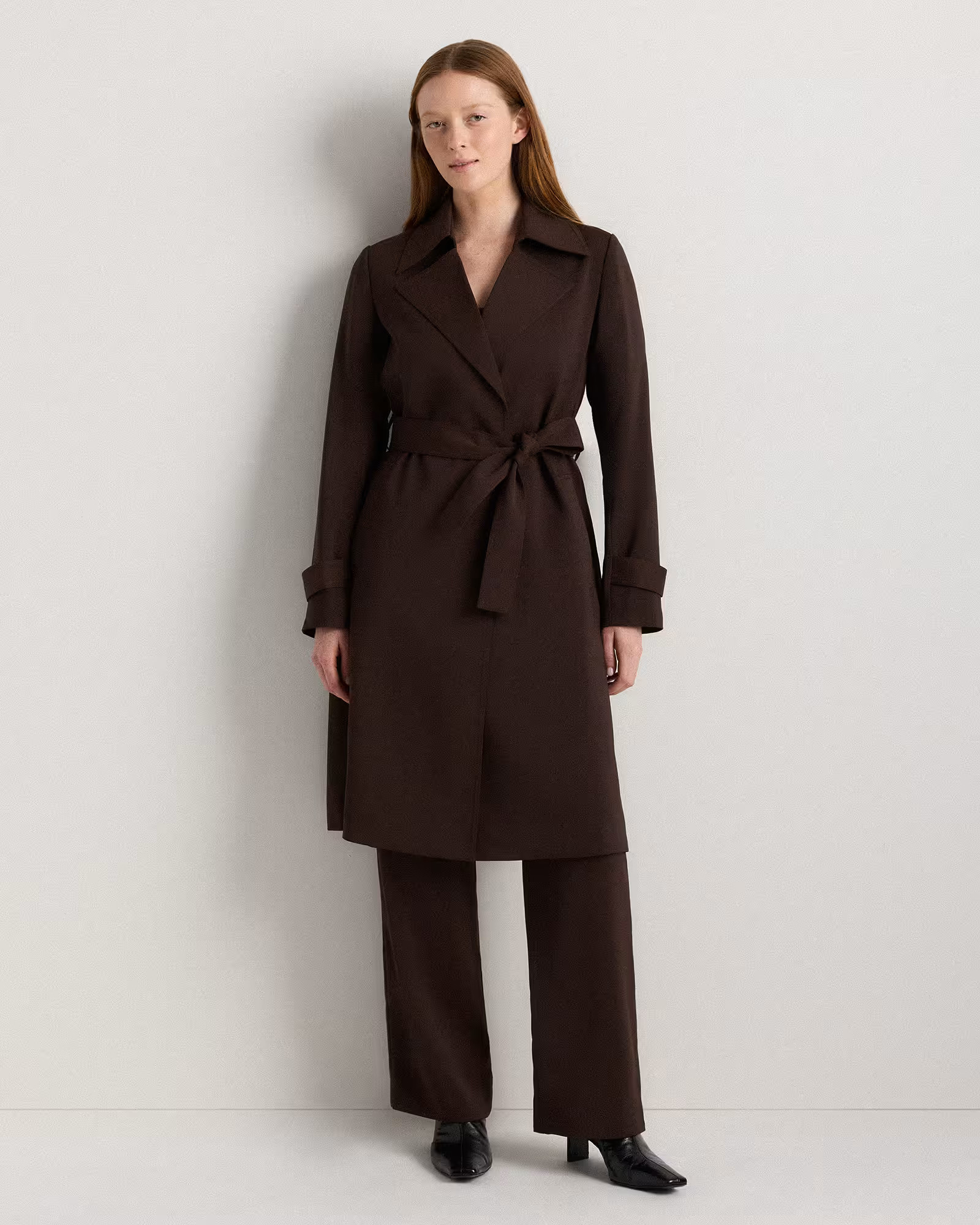 Stretch Crepe Trench Coat | Quince
