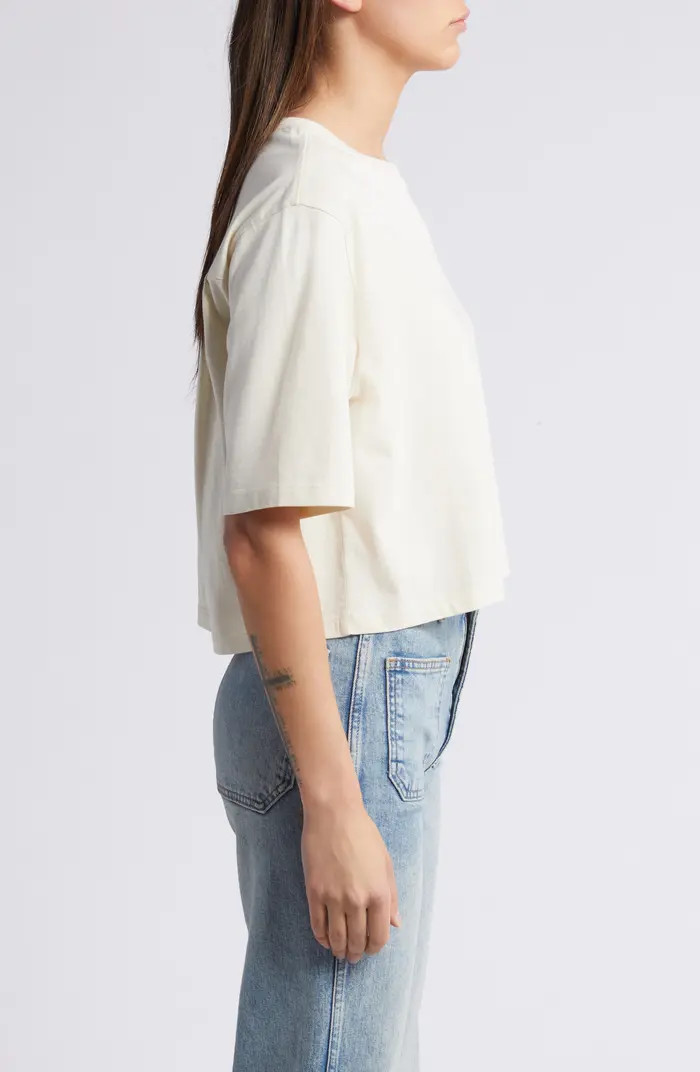 Relaxed Organic Cotton Crop T-Shirt | Nordstrom