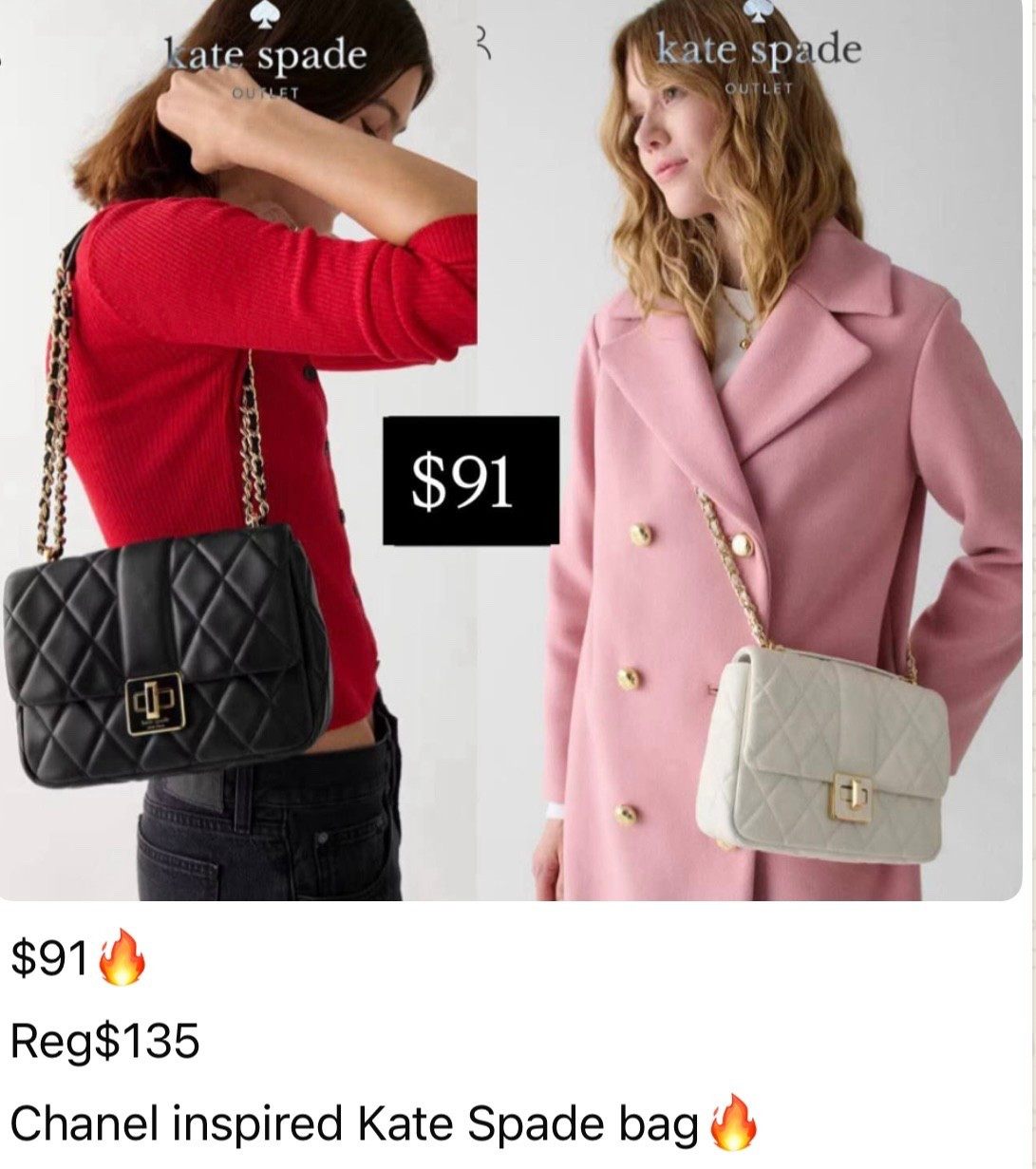 Chanel inspired bag feom katespade #handbags

#LTKSaleAlert #LTKootd #LTKCyberWeek